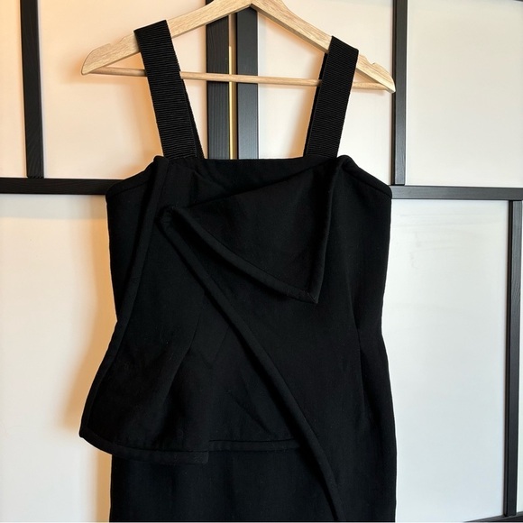 Proenza Schouler Made In Italy wool blend black dress. Size 6 - Picture 2 of 16